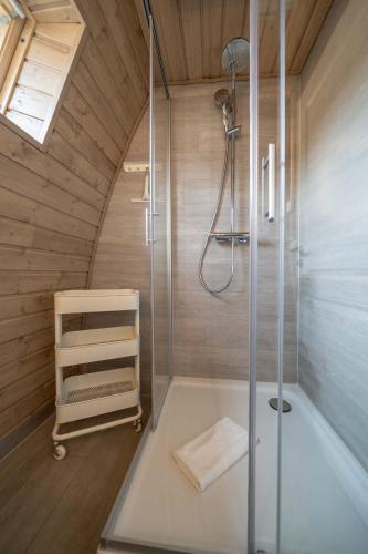 Koupelna v ubytování Lieblingsplatz Parey - schwimmendes Seehotel