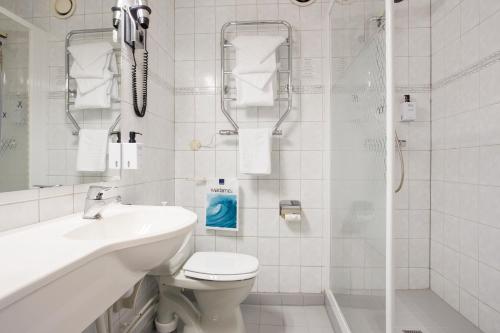 Koupelna v ubytování Scandic Meyergården