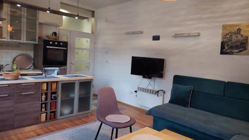 Η κουζίνα ή μικρή κουζίνα στο Apartman Vlašićki san