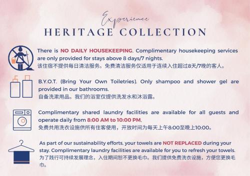 a rejection letter from the emergency heritage collection clinic at Heritage Collection on Arab - Mobile App Check-In in Singapore