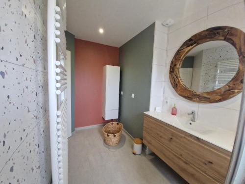 Koupelna v ubytování maison à la campagne