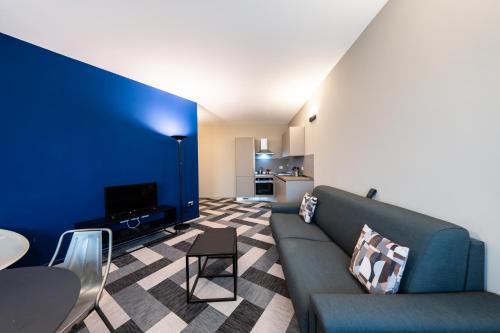 Χώρος καθιστικού στο BASALTO Venice Mestre Apartments