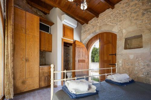 Ένα ή περισσότερα κρεβάτια σε δωμάτιο στο Villa Salis