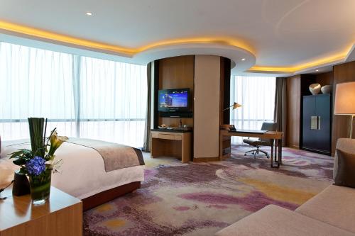 InterContinental Changshaにあるテレビまたはエンターテインメントセンター