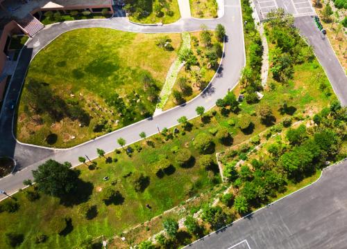 Κήπος έξω από το Tai'an Jianguo Puyin Garden Hotel