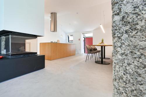 Dapur atau dapur kecil di Casas D' Além by Sé Apartamentos