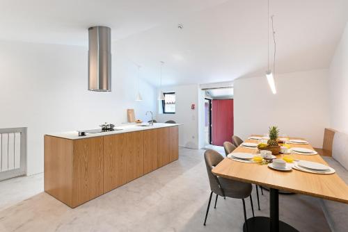 Dapur atau dapur kecil di Casas D' Além by Sé Apartamentos