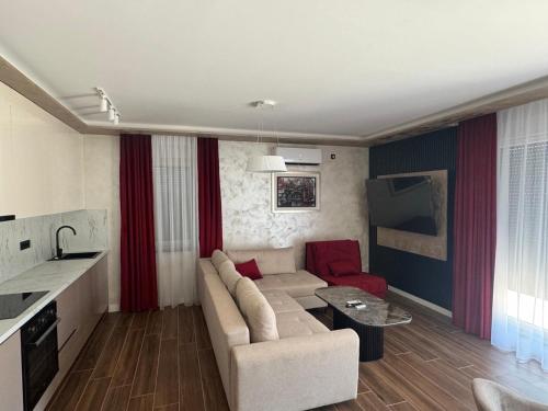 Kuchyň nebo kuchyňský kout v ubytování Villa Sunset Mostar