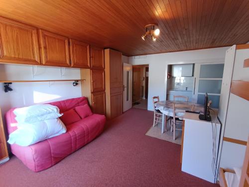 Studio abordable proche pistes, balcon sud, animaux admis - FR-1-445-90
