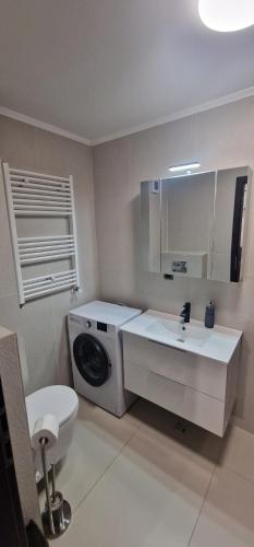Bilik mandi di Daniela apartament's 17
