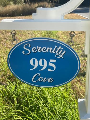 a sign that reads security cove on a house at Serenity in White Stone
