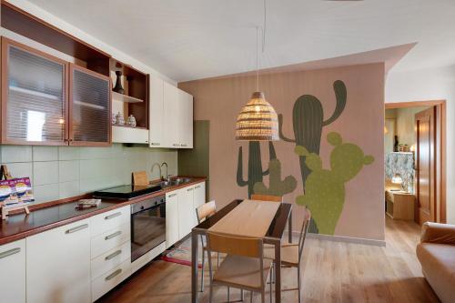 Η κουζίνα ή μικρή κουζίνα στο Cactus Home