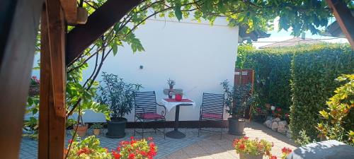 Zahrada ubytování Marianna Apartman