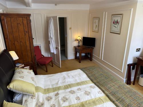 Μια τηλεόραση ή/και κέντρο ψυχαγωγίας στο Incleborough House B & B