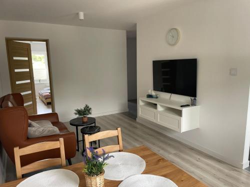 Μια τηλεόραση ή/και κέντρο ψυχαγωγίας στο Apartament Zoya