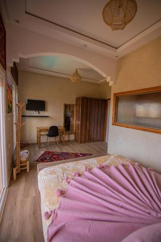 Postel nebo postele na pokoji v ubytování Maison d'hôte IGRANE