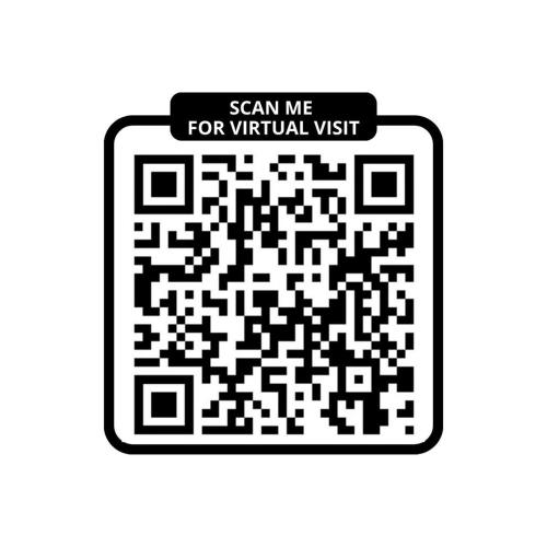 un code qr noir et blanc avec un signe dit envoyez-moi pour une visite virtuelle dans l'établissement Bluestay 130 - Charmant appartement à Paris 2, à Paris