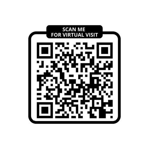 un code qr noir et blanc avec un signe dit envoyez-moi pour une visite virtuelle dans l'établissement Bluestay 191 - Charmant appartement à Paris, à Paris