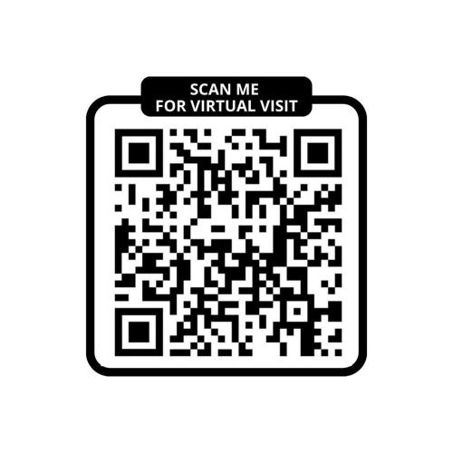 un code qr noir et blanc avec un signe dit envoyez-moi pour une visite virtuelle dans l'établissement Bluestay 149 - Spacieux appartement Paris centre, à Paris