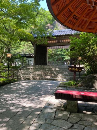 Κήπος έξω από το 佐渡民宿 憩 IKOI GUEST HOUSE & Cafe Bar