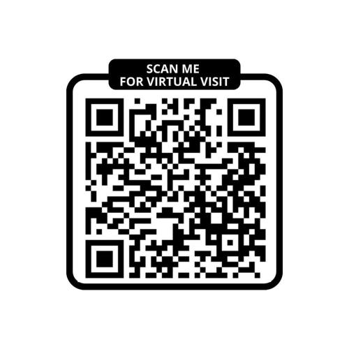 un code qr noir et blanc avec un signe dit envoyez-moi pour une visite virtuelle dans l'établissement 864 Suite Iris - Superbe appartement, à Montreuil