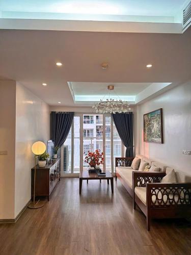 Χώρος καθιστικού στο Bai Chay Apartment