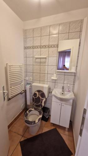 Ένα μπάνιο στο Apartment Pokos