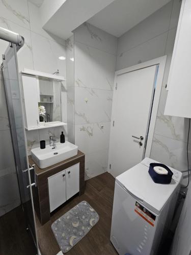 Ένα μπάνιο στο Apartman V Kragujevac