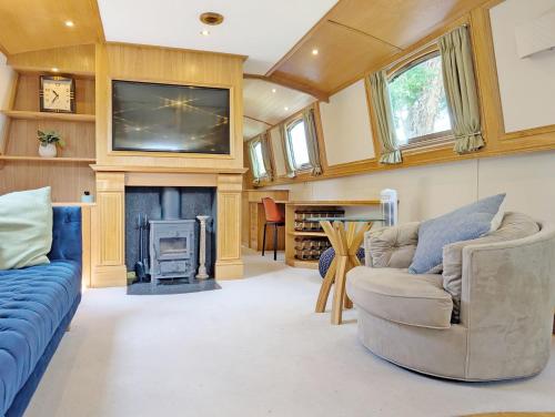 Ruang duduk di Sandpiper - Salterns - Chichester Marina