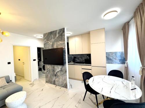 Η κουζίνα ή μικρή κουζίνα στο OPUS Boutique apartmani