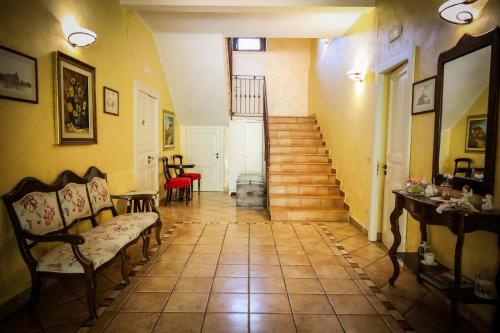 Χώρος καθιστικού στο Hotel Casale 900