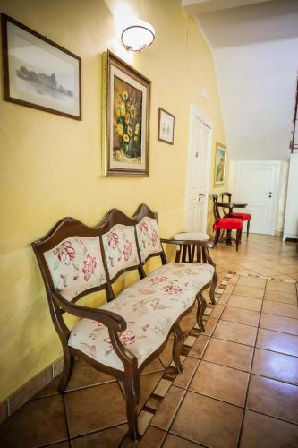 Χώρος καθιστικού στο Hotel Casale 900