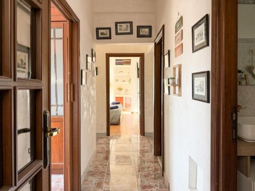 a hallway of a home with a door and a hallway at Domus Laurentia in Rome