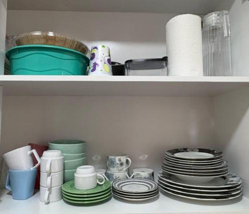 Dapur atau dapur kecil di Apartamento Atalaia