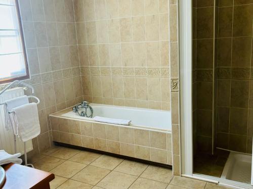 Bilik mandi di Hôtel Losset