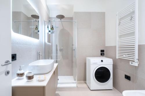 Phòng tắm tại Palazzo Gaspari Luxury Apartment - 300 mt Arena Verona