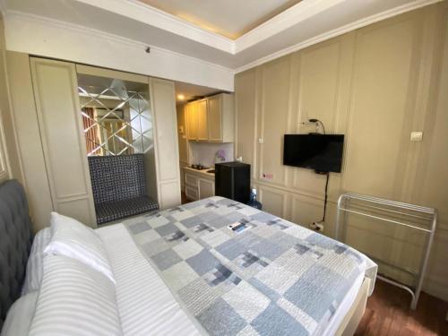 Ein Bett oder Betten in einem Zimmer der Unterkunft Vinsroom Dua