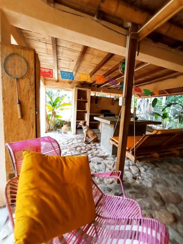 Χώρος καθιστικού στο La casa en el Aire