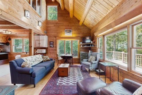 Posezení v ubytování Charloon Cabin