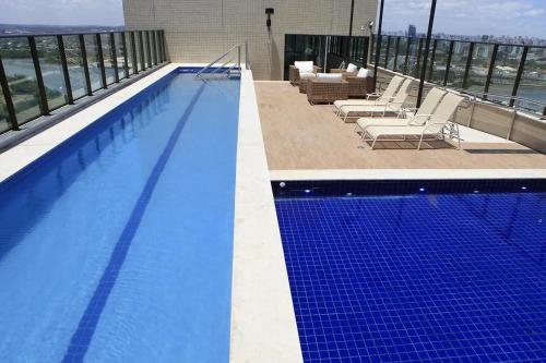 Bazén v ubytování Beach Class Excelsior - Flats no Pina por Yolo nebo v jeho okolí