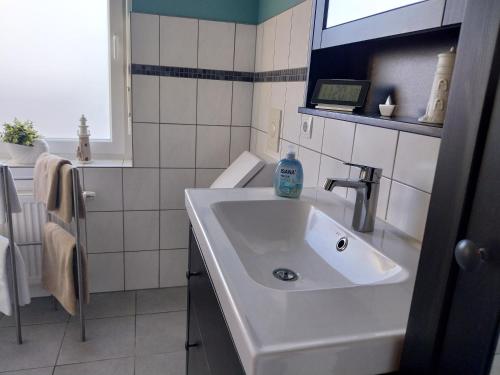 Koupelna v ubytování Ferienwohnung Mumm