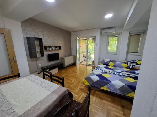 Un televizor și/sau centru de divertisment la Ana Apartment