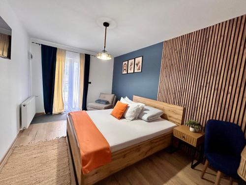 Ένα ή περισσότερα κρεβάτια σε δωμάτιο στο Casa Irinei
