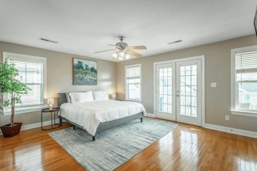 Ένα ή περισσότερα κρεβάτια σε δωμάτιο στο Large 4 bedroom - 8 beds - Pet Friendly