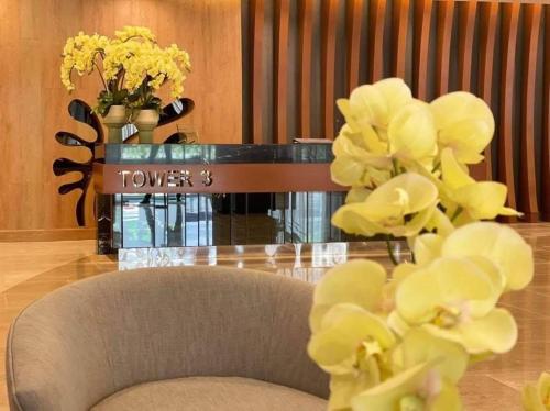 Posezení v ubytování Metro Prime Staycations at Shore 2 Residences T3
