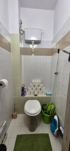 Bilik mandi di Nagcsaládos Rózsa Apartman