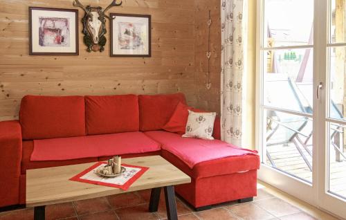 A seating area at Charmantes Ferienhaus
