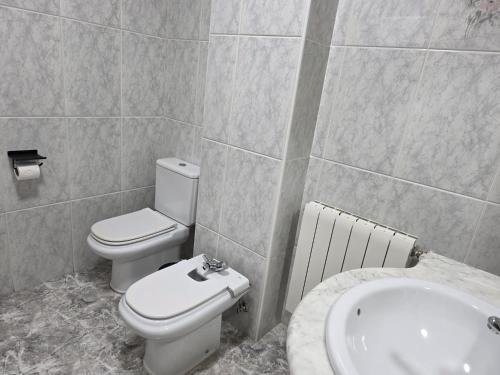 Et badeværelse på Casa Alba