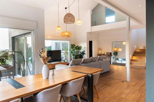 Khu vực ghế ngồi tại Casa en Armintza