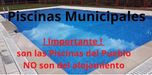 a picture of a swimming pool with the words potassium miracles at Suite del Pecado in Babilafuente